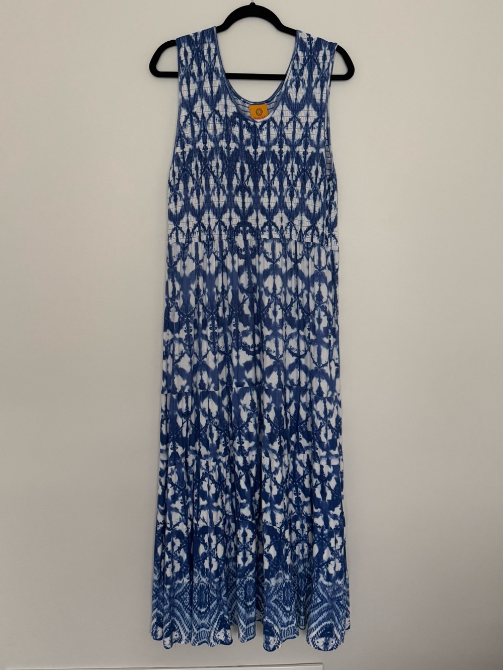 Ruby Rd. Blue Tie-Dye Maxi Dress L/XL